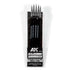 AK Interactive Hobby AK Interactive - Silicone Brushes Medium Hard Tip Small Size