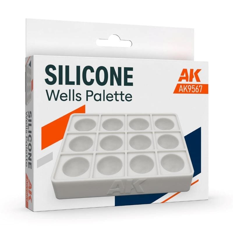 AK Interactive Hobby AK Interactive - Tools - Silicone Wells Palette