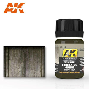 AK Interactive Hobby AK Interactive - Weathering Products - Streaking Grime for Winter Vehicles 35ml