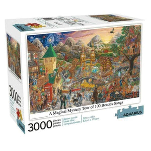 Aquarius Jigsaws A Magical Mystery Tour of 100 Beatles Songs (3000pc) (15/11/2025 Release)