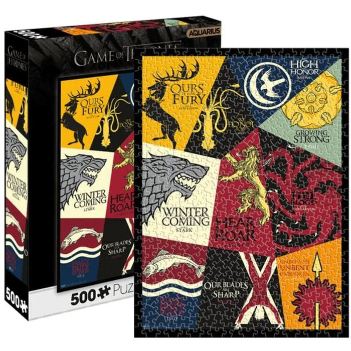 Games Of Thrones Mottos (500pc) Aquarius