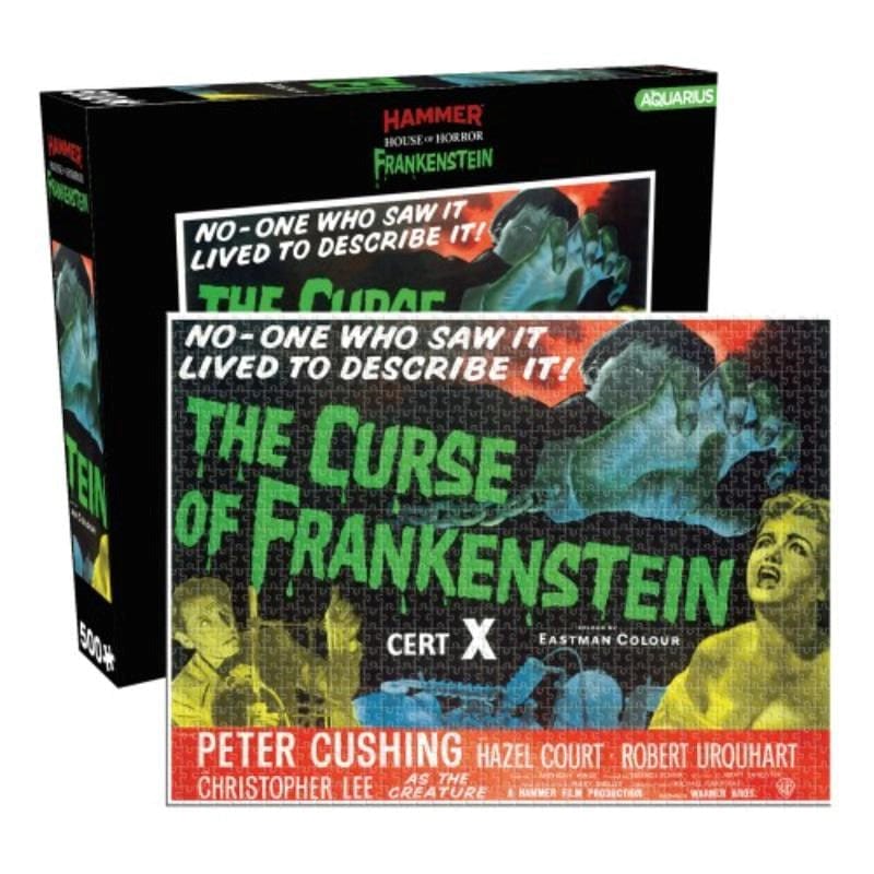 Aquarius Jigsaws Hammer - Frankenstein (500pc) Aquarius