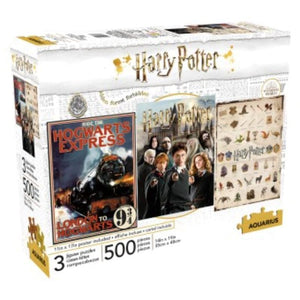 Aquarius Jigsaws Harry Potter (3x500pc) Aquarius