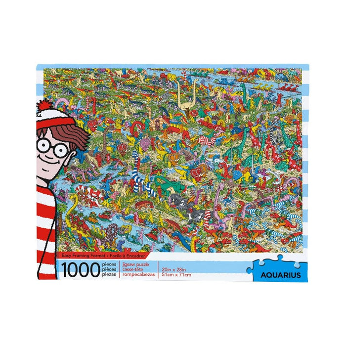 Where's Waldo - Dinosaurs - Jigsaw Puzzle (1000pc) Aquarius