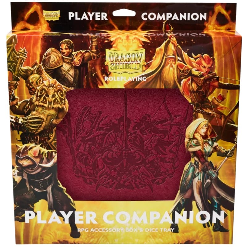 Arcane Tinmen Roleplaying Games Dragon Shield - Roleplaying Player Companion - Blood Red