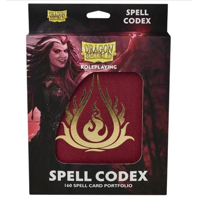 Dragon Shield - Roleplaying Spell Codex - Blood Red