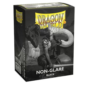 Arcane Tinmen Trading Card Games Card Sleeves - Dragon Shield - Black Non Glare Matte (100) (63x88mm) (17/11 Release)