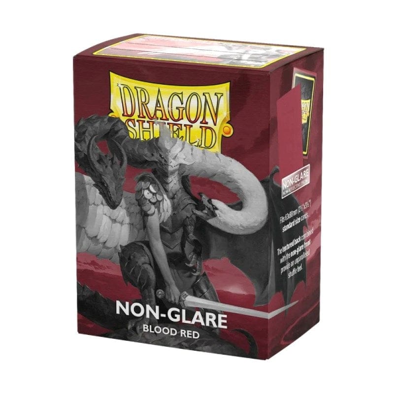 Arcane Tinmen Trading Card Games Card Sleeves - Dragon Shield - Blood Red Non Glare Matte (08/08/2025 Release)