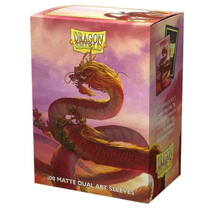 Arcane Tinmen Trading Card Games Card Sleeves - Dragon Shield - Chinese New Year - Matte Dual (100) (63x88mm) (08/12/2023 release)