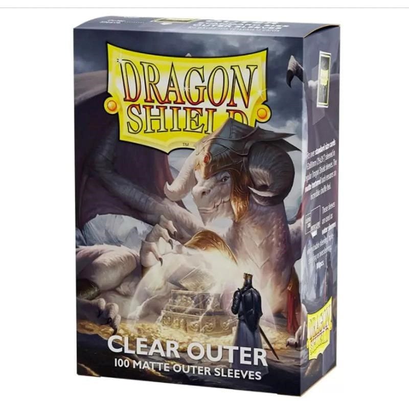 Arcane Tinmen Trading Card Games Card Sleeves - Dragon Shield - Clear Matte Outer