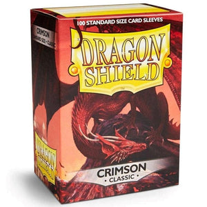 Arcane Tinmen Trading Card Games Card Sleeves - Dragon Shield - Crimson (100) (63x88mm)