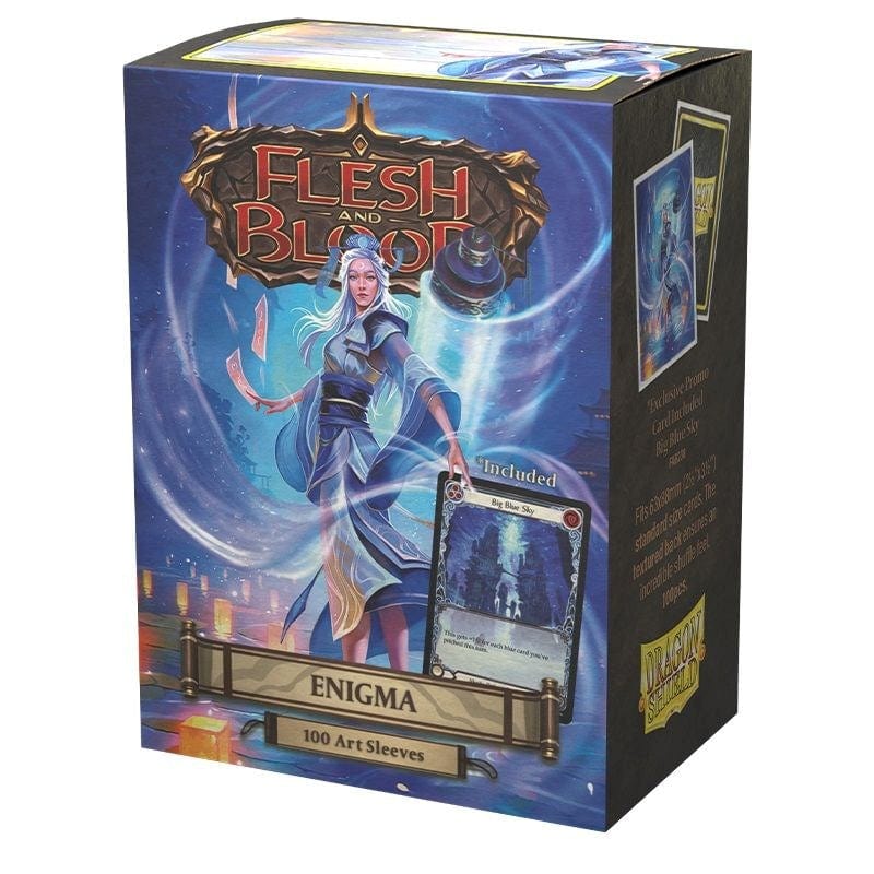 Arcane Tinmen Trading Card Games Card Sleeves - Dragon Shield - Matte Art - Flesh and Blood Enigma (100) (63x88mm) (24/05/2024 release)