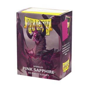 Arcane Tinmen Trading Card Games Card Sleeves - Dragon Shield - Sparkles Matte - Pink Sapphire