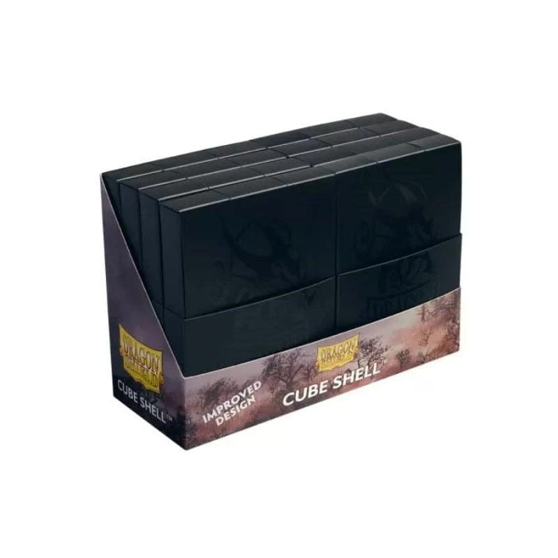 Arcane Tinmen Trading Card Games Deck Box - Dragon Shield - Cube Shell - Shadow Black (Holds 15) (8)