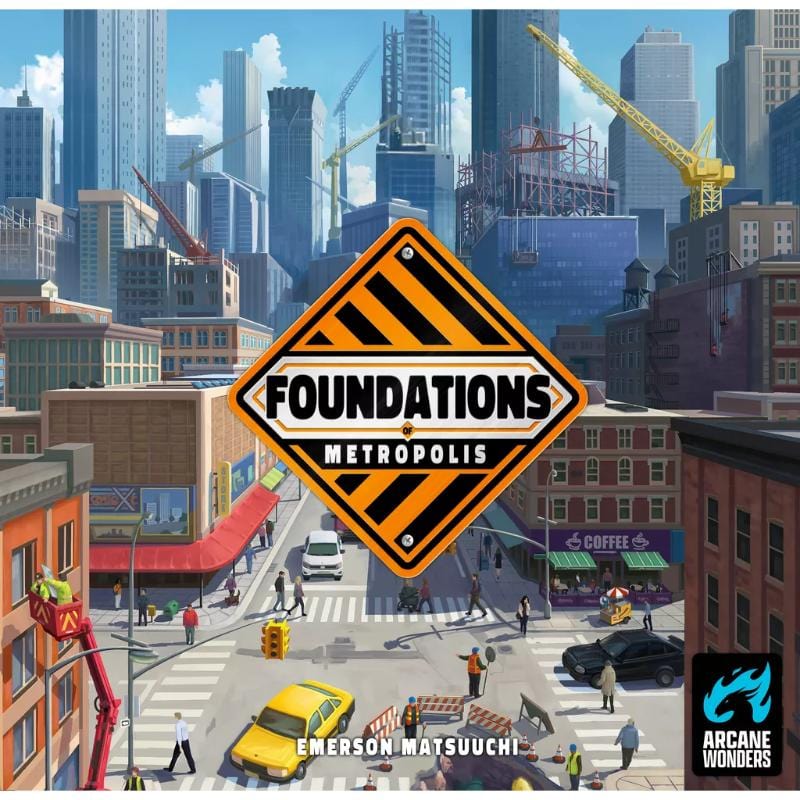 Arcane Wonders Board & Card Games Foundations of Metropolis - Board Game (Preorder - 12/2024 release)