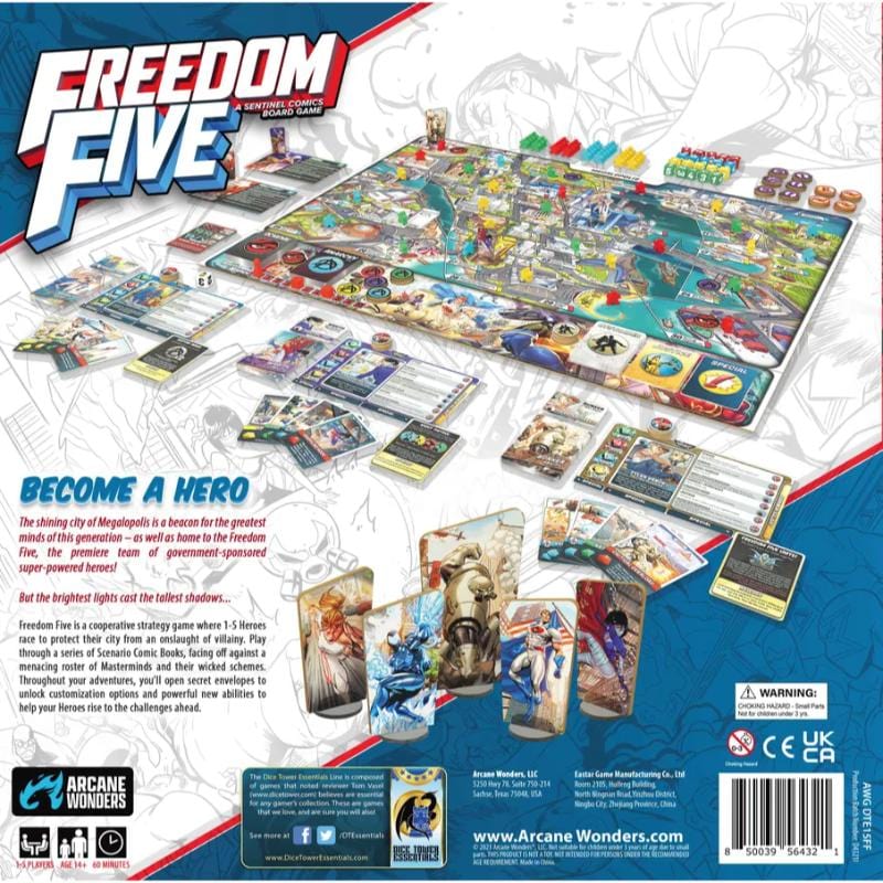Arcane Wonders Board & Card Games Freedom Five (May 2025 Release)