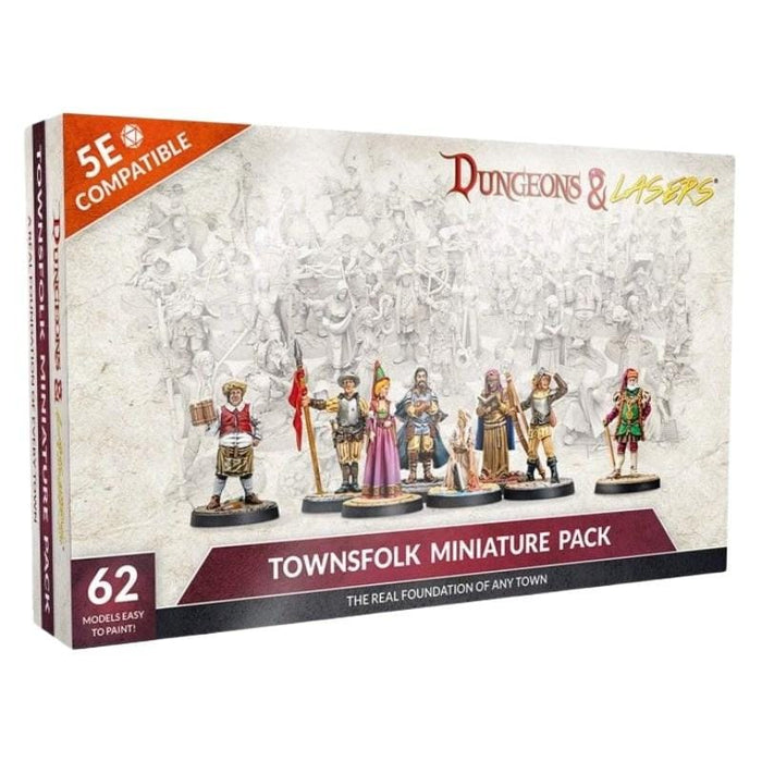 Dungeons & Lasers Miniatures - Townsfolk Miniature Pack