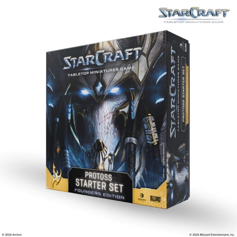 Archon Studios Miniatures StarCraft - Tabletop Miniatures Game - Protoss Starters Set - Founders Edition
