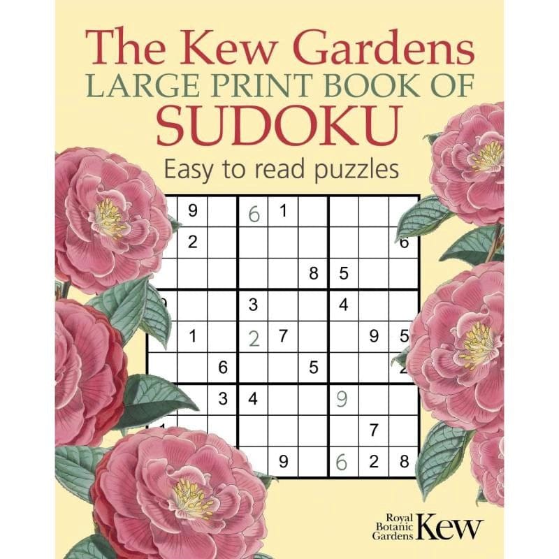 Arcturus Publishing Logic Puzzles Sudoku Puzzle Book - Kew Gardens Large Print