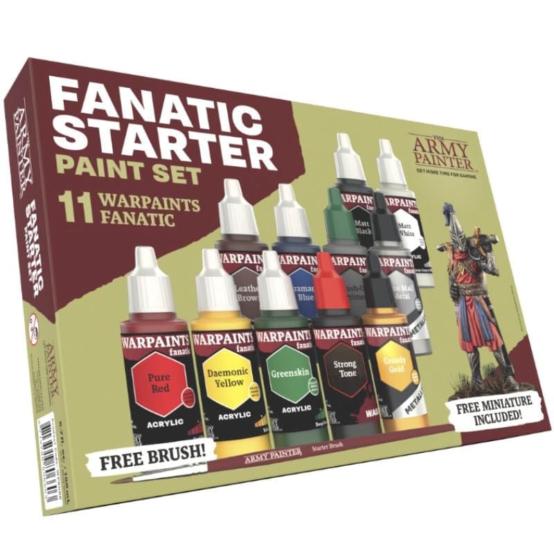 Army Painter Hobby Paint - Army Painter Warpaints Fanatic - Starter Paint Set