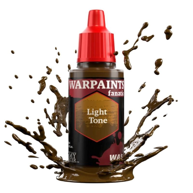 Army Painter Hobby Paint - Army Painter Warpaints Fanatic Washes - Light Tone