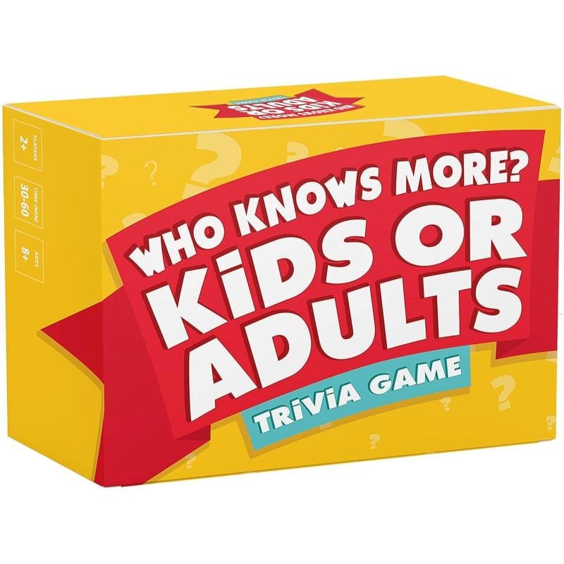 ASM Games Board & Card Games Who Knows More, Kids or Adult?