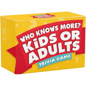 ASM Games Board & Card Games Who Knows More, Kids or Adult?