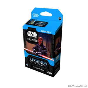 Asmodee Trading Card Games Star Wars Unlimited TCG - Legends of the Force - Spotlight Deck - Darth Maul