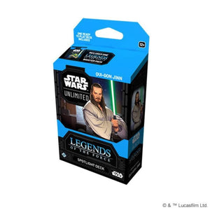 Asmodee Trading Card Games Star Wars Unlimited TCG - Legends of the Force - Spotlight Deck - Qui Gon Jinn