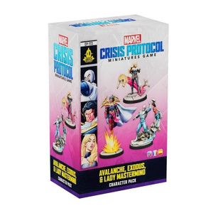 Atomic Mass Games Miniatures Marvel Crisis Protocol Miniatures Game - Avalanche, Exodus & Lady Mastermind