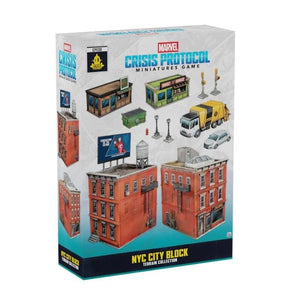 Atomic Mass Games Miniatures Marvel Crisis Protocol Miniatures Game - NYC City Block Terrain Collection