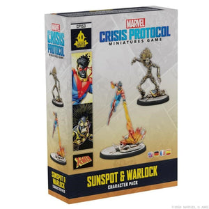 Atomic Mass Games Miniatures Marvel Crisis Protocol Miniatures Game - Sunspot & Warlock (13/09/2024 Release)