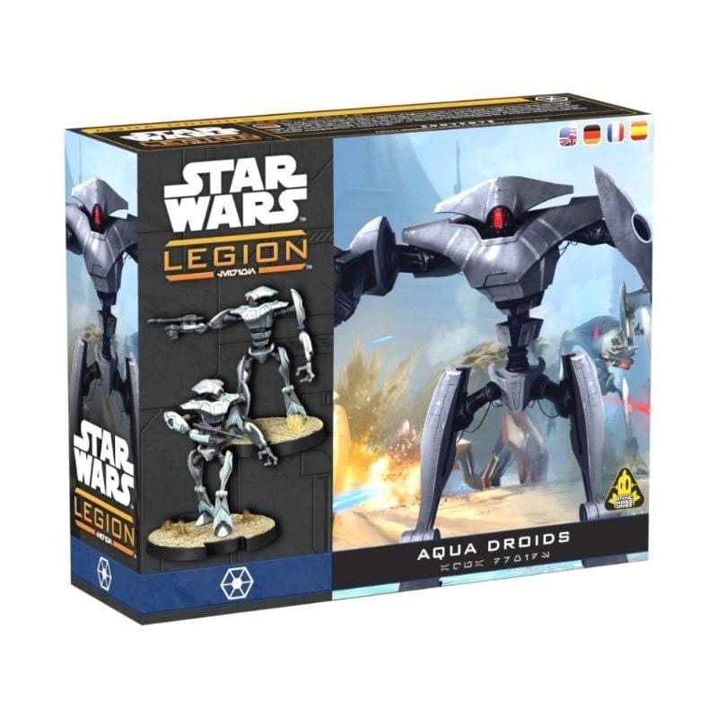 Atomic Mass Games Miniatures Star Wars Legion - Aqua Droid Unit Expansion