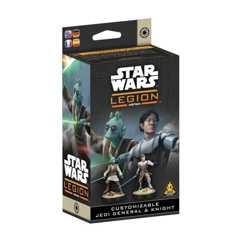 Atomic Mass Games Miniatures Star Wars Legion - Customizable Jedi General and Knight
