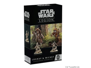 Atomic Mass Games Miniatures Star Wars Legion - Logray & Wicket Commander Expansion (21/07/2023 release)