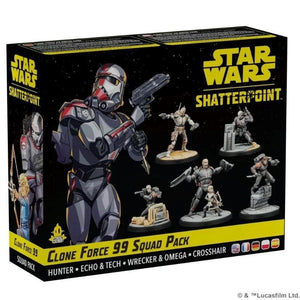Atomic Mass Games Miniatures Star Wars Shatterpoint - Clone Force 99 Squad Pack (19/04/2024 Release)