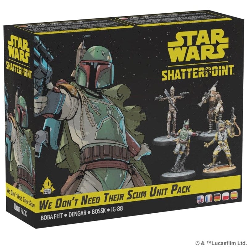 Atomic Mass Games Miniatures Star Wars Shatterpoint - We Don?t Need Their Scum Squad Pack (01/11/2024 Release)