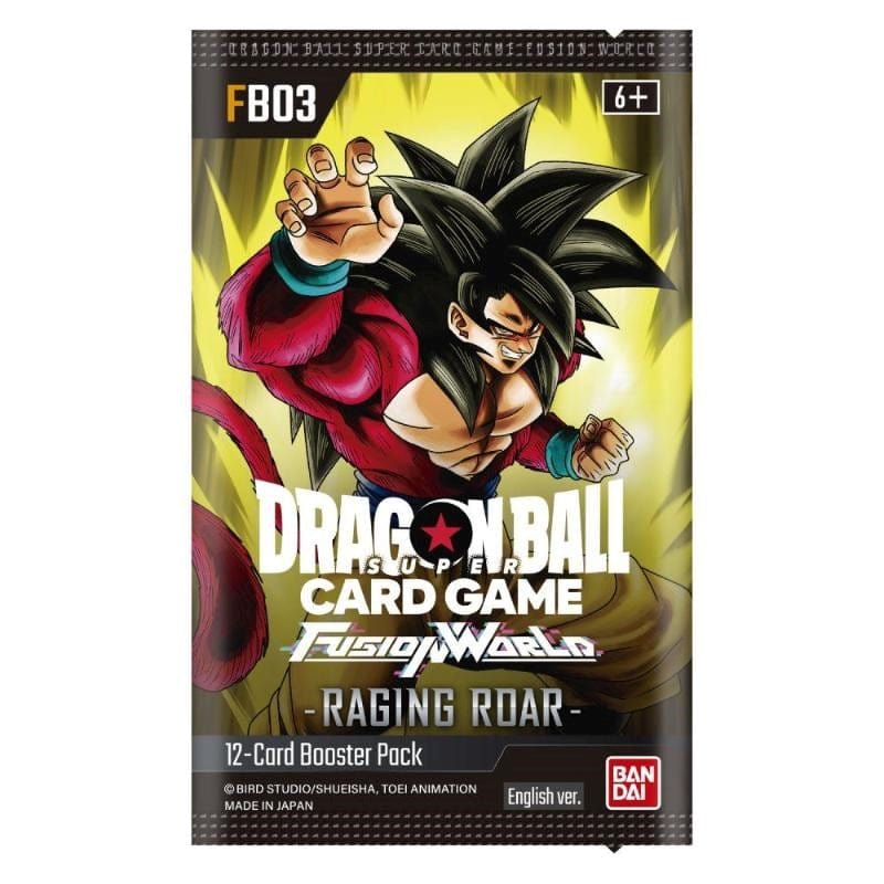 Bandai Trading Card Games Dragon Ball Super TCG - Fusion World - Raging Roar Booster [FB03] (10 max per customer)