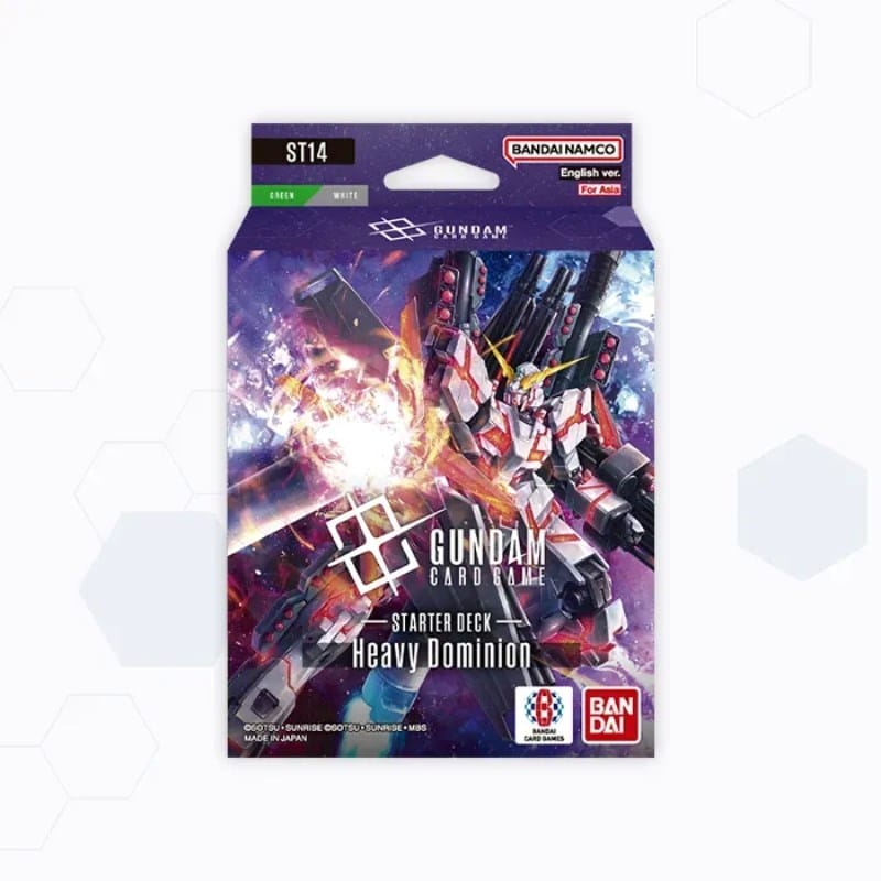 Bandai Trading Card Games Gundam Card Game - Starter Deck - Heavy Dominion [ST14]