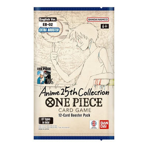 Bandai Trading Card Games One Piece Card Game - Anime 25th Collection Booster [EB-02] (Six Per Customer)