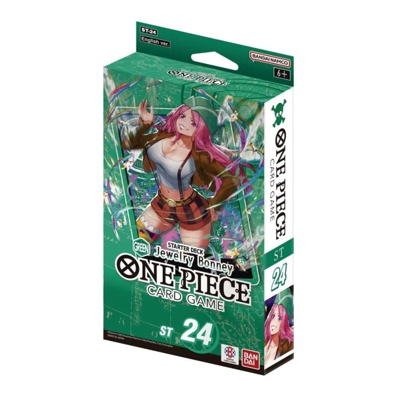 Bandai Trading Card Games One Piece Card Game - Starter Deck - Jewelry Bonney (Green) - (ST-24) (One Per Customer) (06/06/2025 Release)
