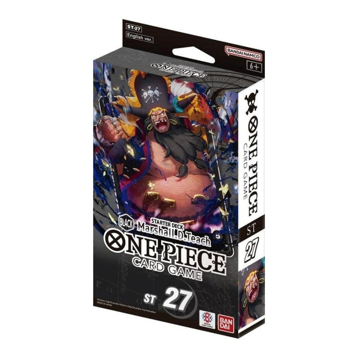 One Piece Card Game - Starter Deck - Marshall.D.Teach (Black) - (ST-27) (One Per Customer)
