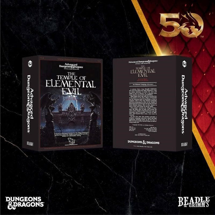 Beadle & Grimm's Dice & Accessories Set - The Temple of Elemental Evil