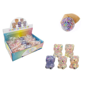 Bensons Trading Company Novelties Squishy Confetti Bear 8cm