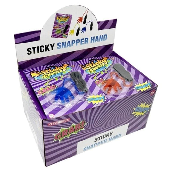 Sticky Snapper Hand On Card