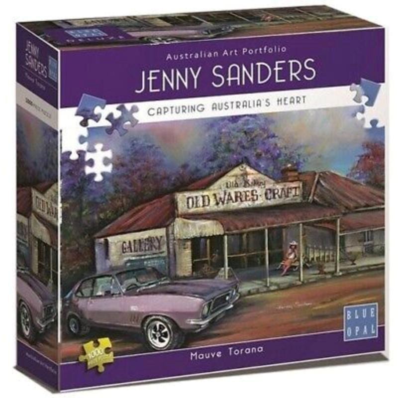 Blue Opal Australia Jigsaws Jenny Sanders - Mauve Torana (1000pc) Blue Opal