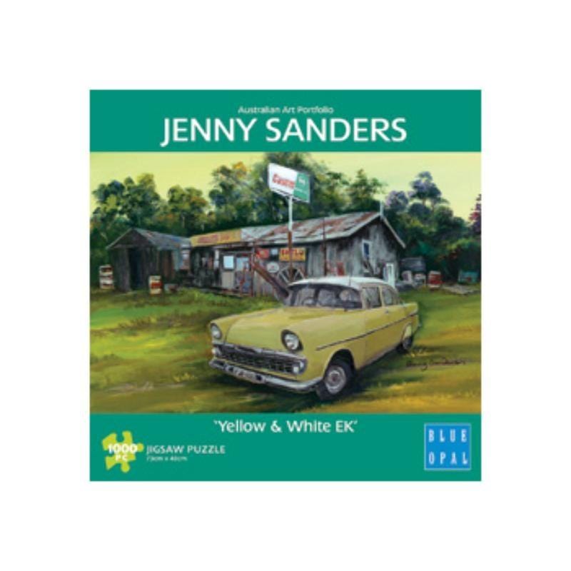 Blue Opal Australia Jigsaws Jenny Sanders - Yellow White EK (1000pc) Blue Opal