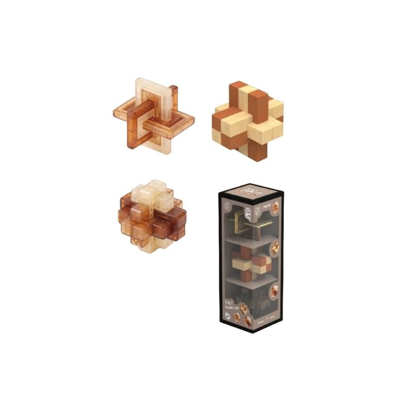 Brilliant Games Logic Puzzles 3 in 1 Puzzle Set - Orange - Puzzles and Games
