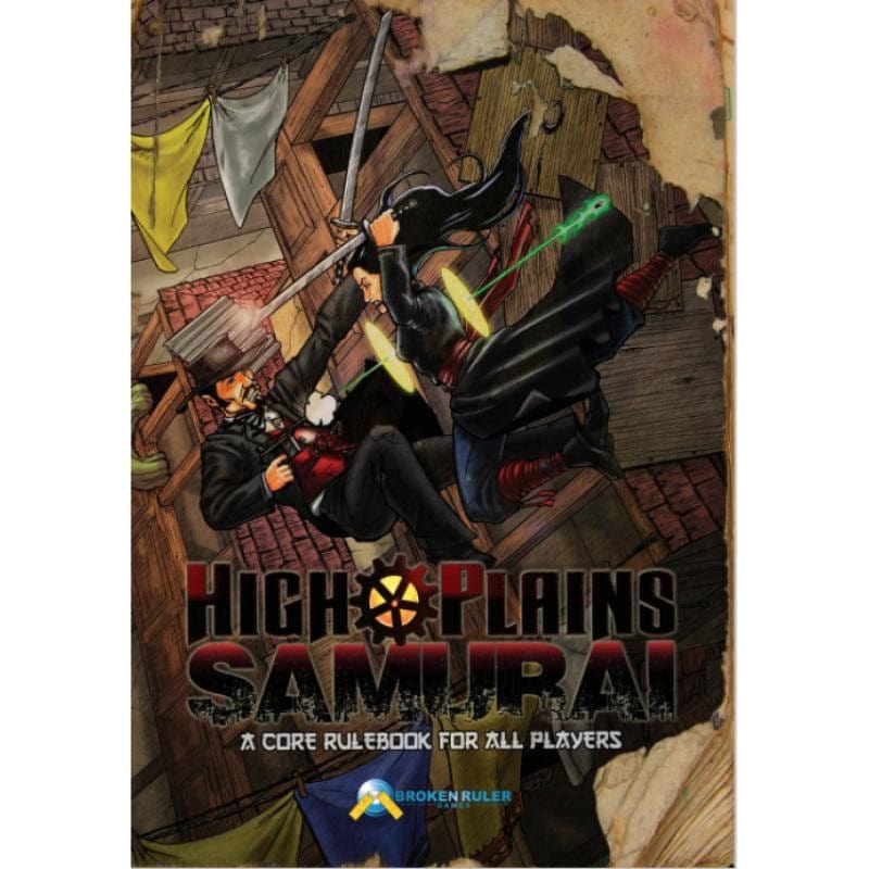 Broken Ruler Games Roleplaying Games High Plains Samurai RPG (Deluxe)