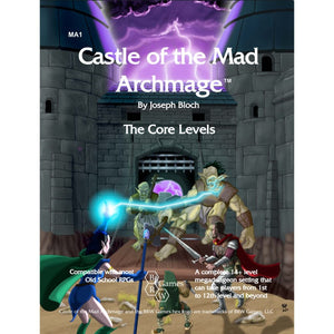 BRW Games Roleplaying Games Castle of the Mad Archmage RPG - The Core Levels (MA1) (Hardcover)